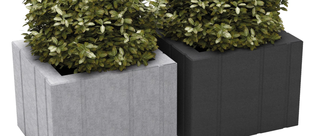 Jardiniere beton Cubo: o soluție de design minimalist și elegant. Aceste jardiniere sunt perfecte pentru un spațiu amenajat în stil modern, oferind o notă de distincție proiectelor peisagistice.